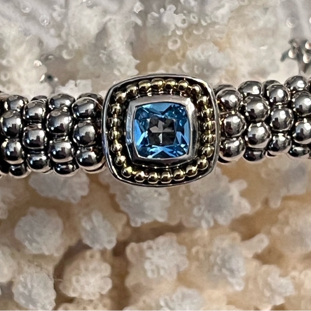 Swiss blue Caviar bracelet
